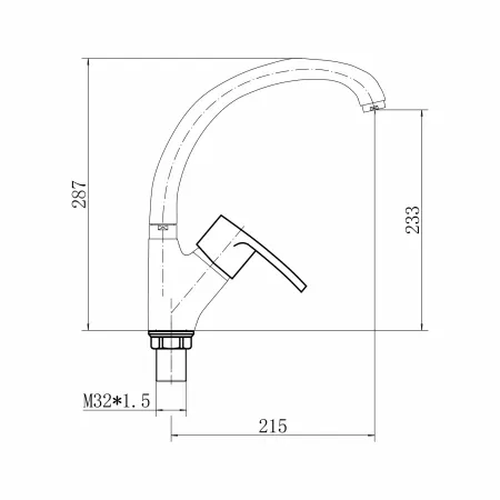Смеситель для кухни FASHUN (A4165-21)