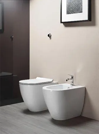 Унитаз приставной GSI Pura 881011 - купить в Москве по низкой цене в интернет-магазине с доставкой по всей России | HITsant Унитаз приставной GSI Pura 881011