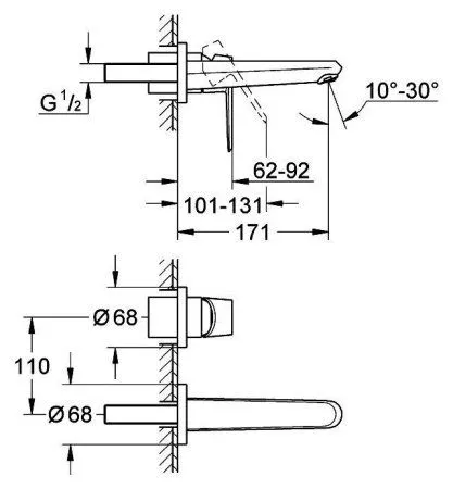 Смеситель Grohe Eurodisc Cosmopolitan 19573002 для раковины - купить в Москве по низкой цене в интернет-магазине с доставкой по всей России | HITsant Смеситель Grohe Eurodisc Cosmopolitan 19573002 для раковины