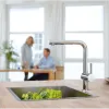 Смеситель Grohe Minta 30274AL0 графит матовая