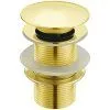 Донный клапан Boheme Imperiale 611 для раковины, золото