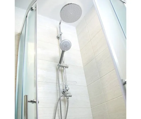 Комплект смесителя 2в1 Paini Messina MEZRCRNASEZPT3UH2VBQ1RYSS для душа с душевой системой, хром, белый