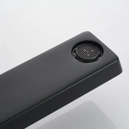 Смеситель для раковины однорычажный с гайкой Rose R1811H-1, Черный