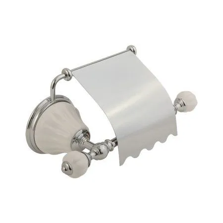 Бумагодержатель закрытый Migliore Olivia 17481 керамика белая, хром