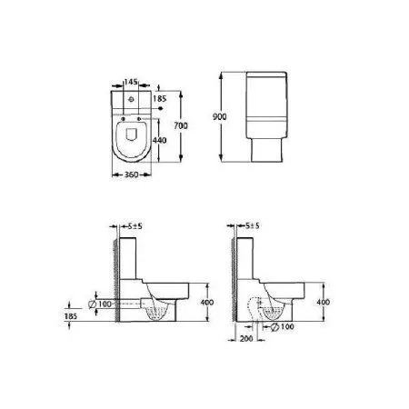 Унитаз-компакт Imex Amor CT1090