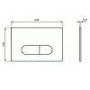 Кнопка смыва Ideal Standard Oleas R0115A6 черный - купить в Москве по низкой цене в интернет-магазине с доставкой по всей России | HITsant Кнопка смыва Ideal Standard Oleas R0115A6 черный