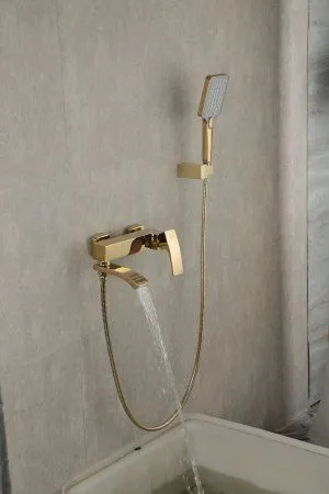 Смеситель для ванны Gappo G3207-3, однорычажный, золото