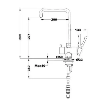 Смеситель TEKA OS 229 хром