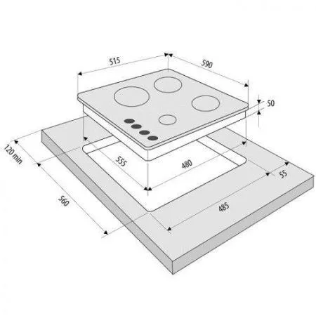 Варочная панель Krona ARDENTE 60 IV