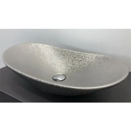 Раковина Comforty 7811ASS серебро