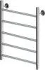 Полотенцесушитель водяной Aquanet Mauro 600x500 хром
