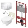 Комплект Tece V04 K440200.WC1 инсталляция + клавиша + унитаз