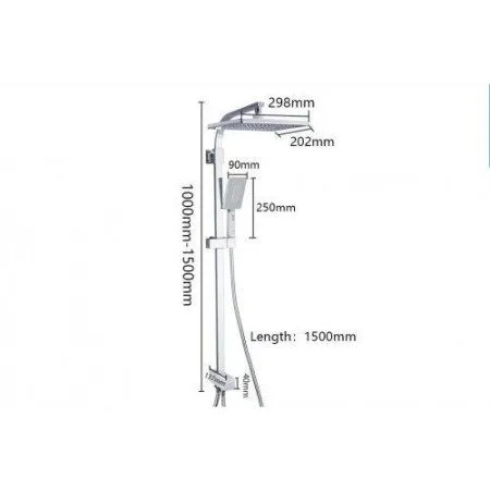 Душевая система без смесителя GAPPO G2408-8