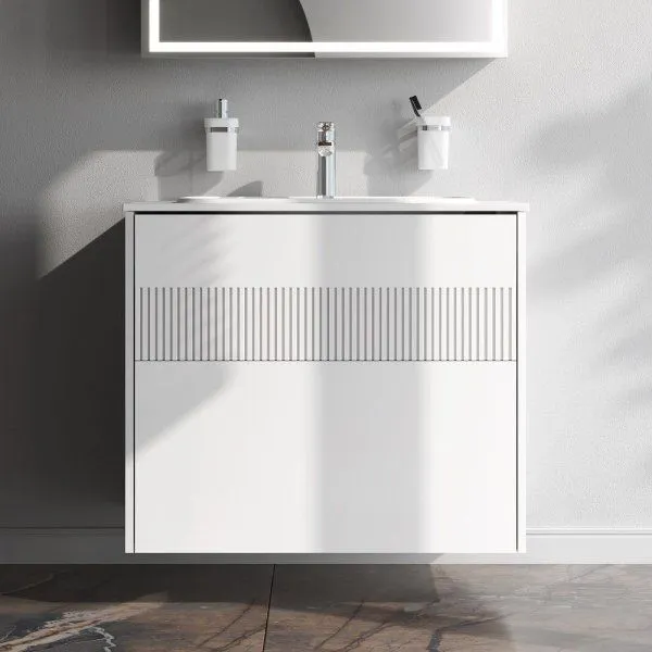 База под раковину, 2 ящика, 80 см, белый матовый AM.PM Func M8FFUX0802WM