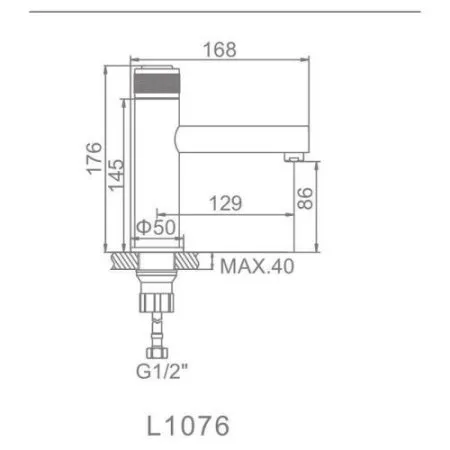 Смеситель Ledeme L1076Y золото