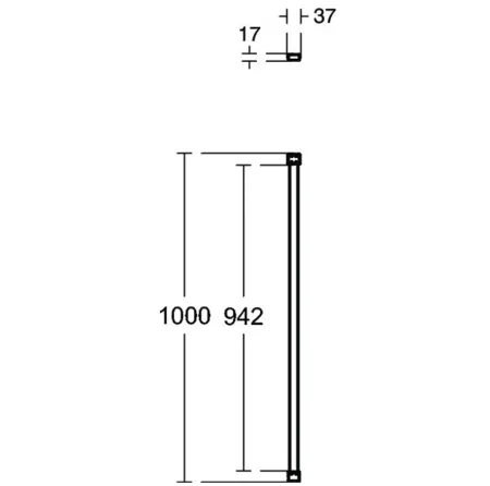 Кронштейн Ideal Standard K9380V3 черный матовый