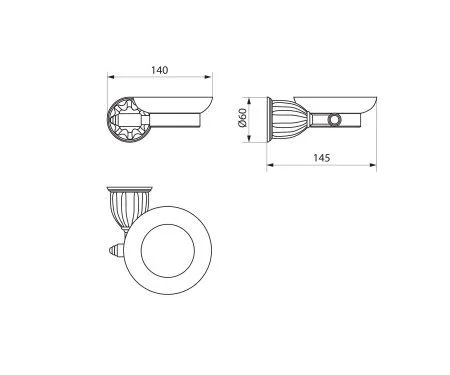 Мыльница керамическая RUSH Socotra (ST12411)