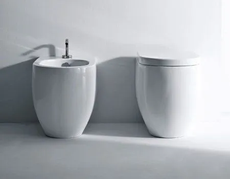 Унитаз приставной Kerasan Flo 311601 белый