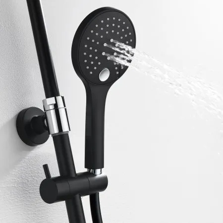 Душевая система WasserKRAFT Elbe 7400 A17401 черный