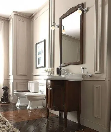 Унитаз-компакт Kerasan Retro 101301 горизонтальный выпуск, фурнитура хром