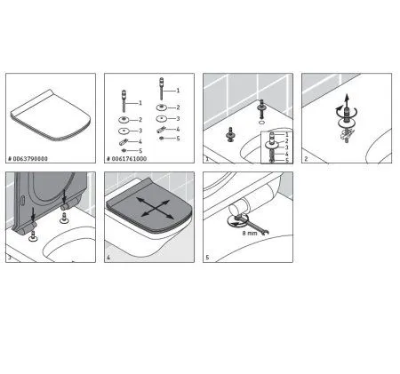 Крышка-сиденье Duravit DuraStyle 0063790000 с микролифтом