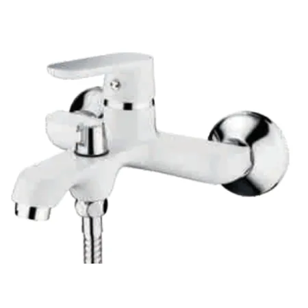 Смеситель Ledeme L3277W хром/белый