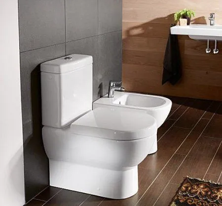 Унитаз-компакт Villeroy & Boch Subway 661010R1 альпийский белый CeramicPlus
