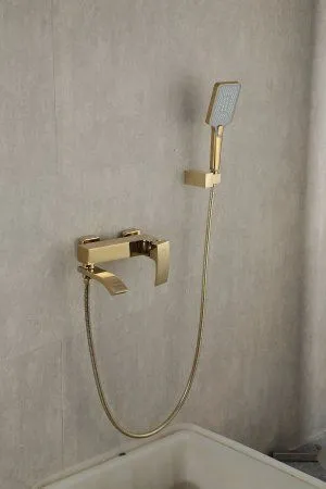 Смеситель для ванны Gappo G3207-3, однорычажный, золото