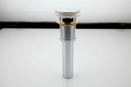 Донный клапан для раковины с переливом Frap F66-2, хром