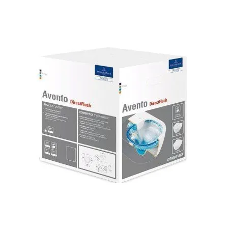 Унитаз подвесной Villeroy & Boch Avento 5656HR01 с сиденьем микролифт, альпийский белый