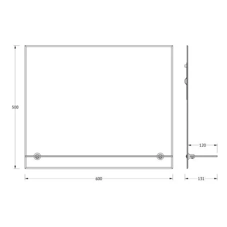 Зеркало Evoform Attractive BY 0514 60x50