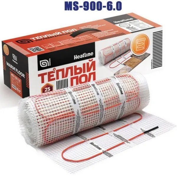 Двухжильный нагревательный мат Heatline-SLIM MS-900-6.0