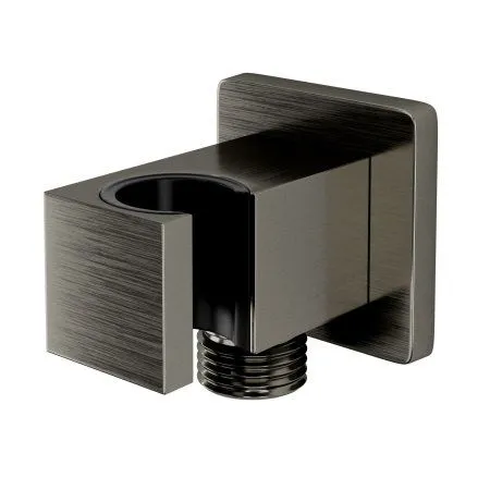 Подключение шланга WasserKRAFT Wiese 8400 A186 оружейная сталь