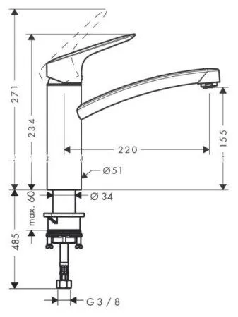 Смеситель Hansgrohe Logis 71833000 для раковины - купить в Москве по низкой цене в интернет-магазине с доставкой по всей России | HITsant Смеситель Hansgrohe Logis 71833000 для раковины