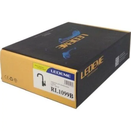 Смеситель Ledeme L1099B черный - купить в Москве по низкой цене в интернет-магазине с доставкой по всей России | HITsant Смеситель Ledeme L1099B черный