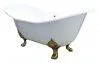 Чугунная ванна Elegansa Taiss золотые ножки