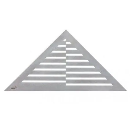 Решетка AlcaPlast TIME хром матовый - купить в Москве по низкой цене в интернет-магазине с доставкой по всей России | HITsant Решетка AlcaPlast TIME хром матовый