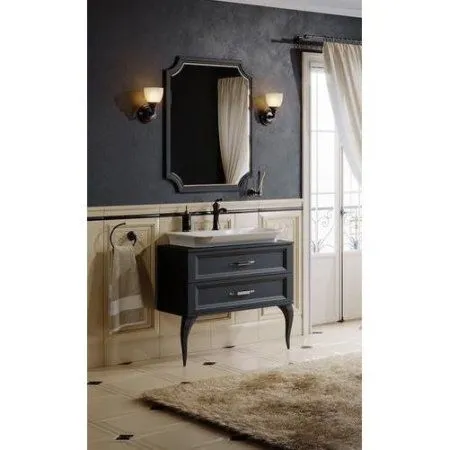 Зеркало Aqwella 5 stars LaDonna LAD0207BLK черное