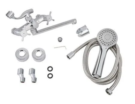 Смеситель для ванны с душем KAISER Cuatro (58022) - купить в Москве по низкой цене в интернет-магазине с доставкой по всей России | HITsant Смеситель для ванны с душем KAISER Cuatro (58022)