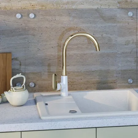 Смеситель IDDIS Cloud CLOWG00i05 для кухонной мойки, золото