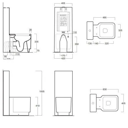 Унитаз-компакт Simas Flow CT09