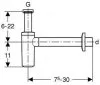 Сифон Geberit 151.034.11.1 для раковины