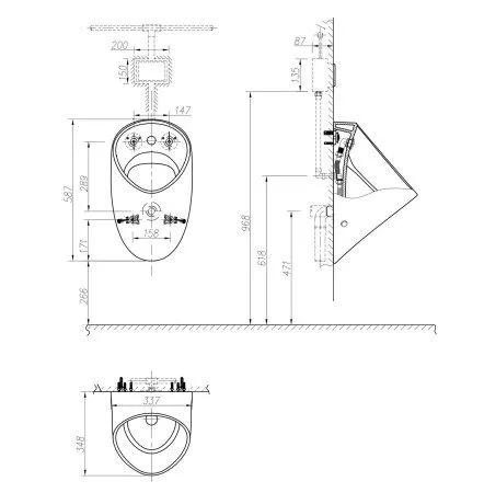 Писсуар ARROW AN660 подвесной