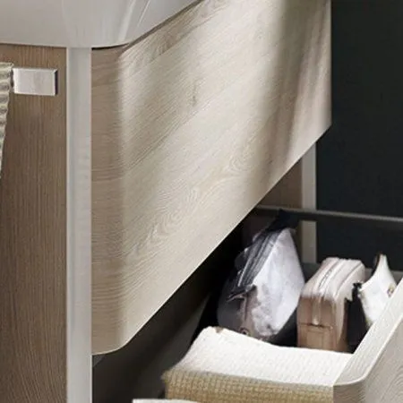 Тумба с раковиной Burgbad Iveo SFEN100F2834G0161C0001*1 100 фланелевый дубовый