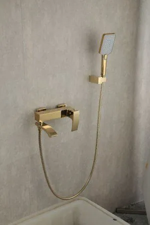 Смеситель для ванны Gappo G3207-3, однорычажный, золото