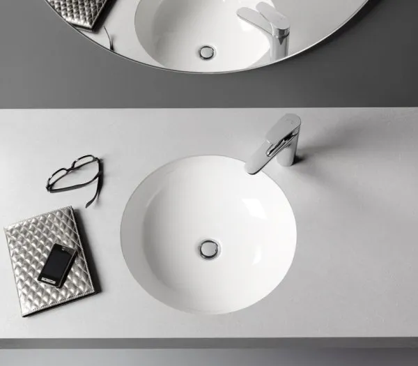 Раковина встраиваемая снизу Laufen Pro 42х42х16, керамика, цвет Белый (8.1896.2.000.109.1)