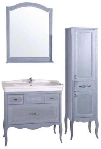 Зеркало ASB-Woodline Модерн 85 Рошфор (белая патина) (11232/2)