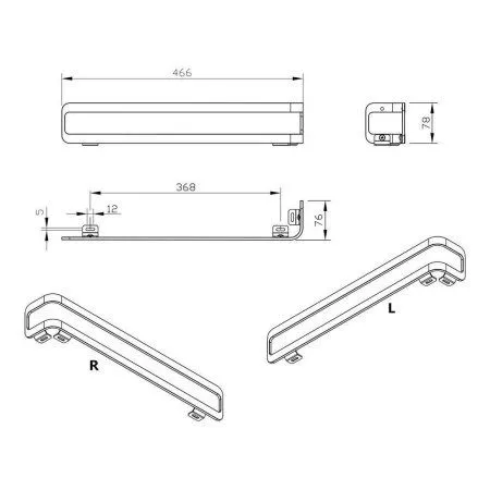 Полотенцедержатель для столешницы Ravak Balance X000001376 белый