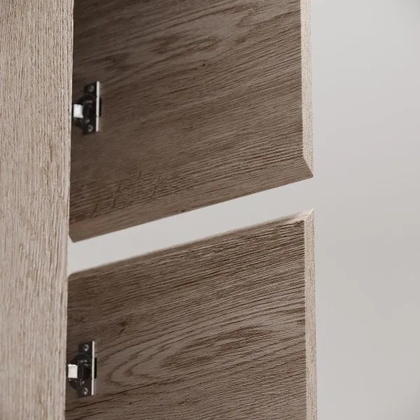 Шкаф-пенал SANCOS Libra подвесной, 350х300х1600 мм, дуб галифакс натуральный,  PLB35EG