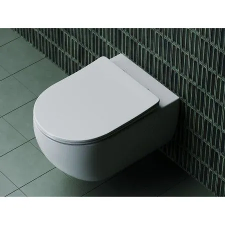 Унитаз подвесной Ceramica Nova Long CN3015 микролифт - купить в Москве по низкой цене в интернет-магазине с доставкой по всей России | HITsant Унитаз подвесной Ceramica Nova Long CN3015 микролифт